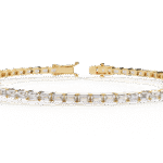 emerald diamond tennis bracelet