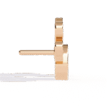 Paw Print Lab-Grown Diamond Stud