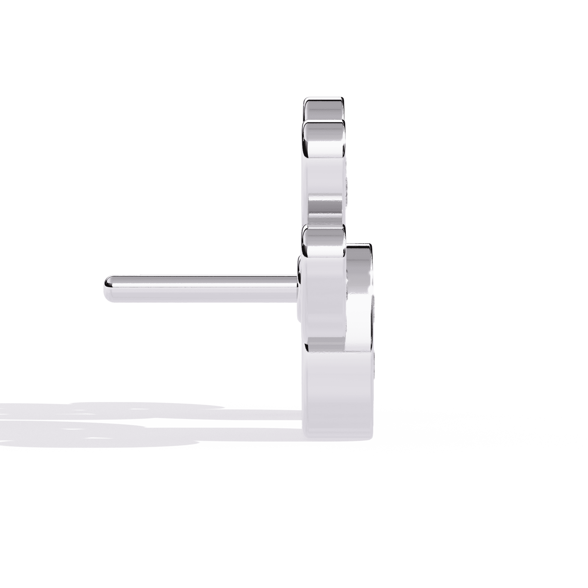 Paw Print Lab-Grown Diamond Stud