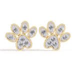 Paw Print Lab-Grown Diamond Stud