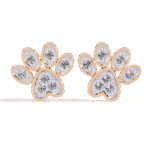 Paw Print Lab-Grown Diamond Stud