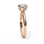 Round Lab Grown Diamond Solitaire Engagement Ring