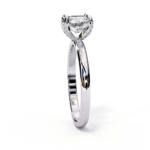Round Lab Grown Diamond Solitaire Engagement Ring
