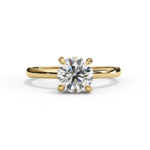 Round Lab Grown Diamond Solitaire Engagement Ring