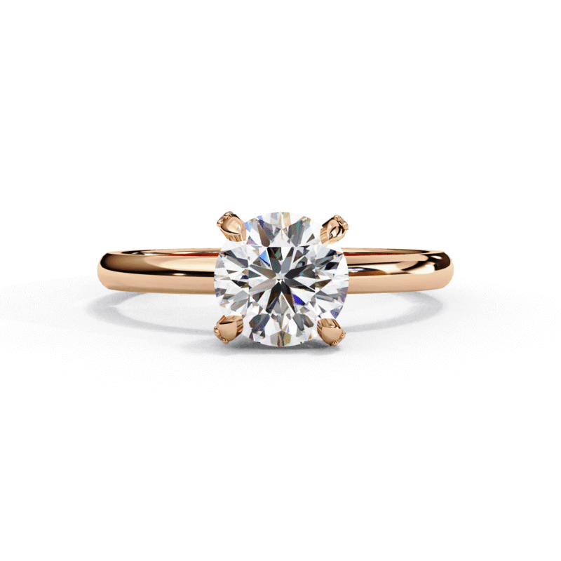 LR14097-9-png Round Lab Grown Diamond Solitaire Engagement Ring