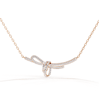 Diamond Knot Necklace – Eternal Bond Collection by Nievaa Jewels