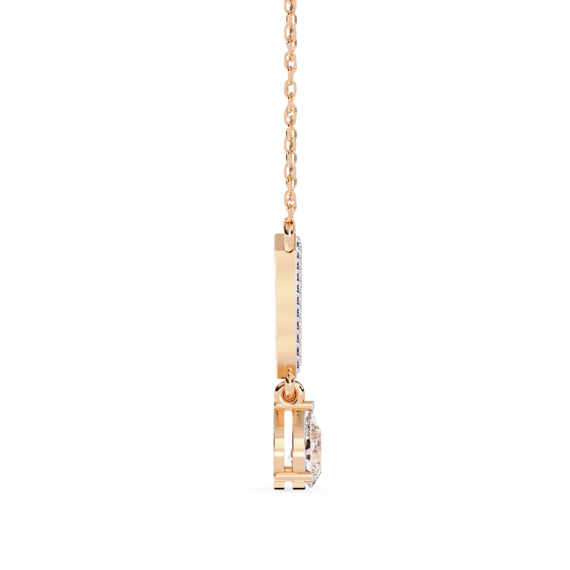 Diamond V Shape Necklace – A Romantic Pear Drop Lab-Grown Treasure in BIS 925 Silver - Image 7