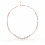 Lab Grown Diamond Silver Necklace