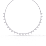 Lab Grown Round Diamond Tennis Necklace