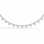 Lab Grown Round Diamond Tennis Necklace