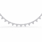 Lab Grown Round Diamond Tennis Necklace