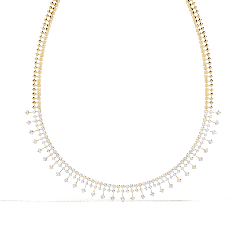 lab grown diamond necklace