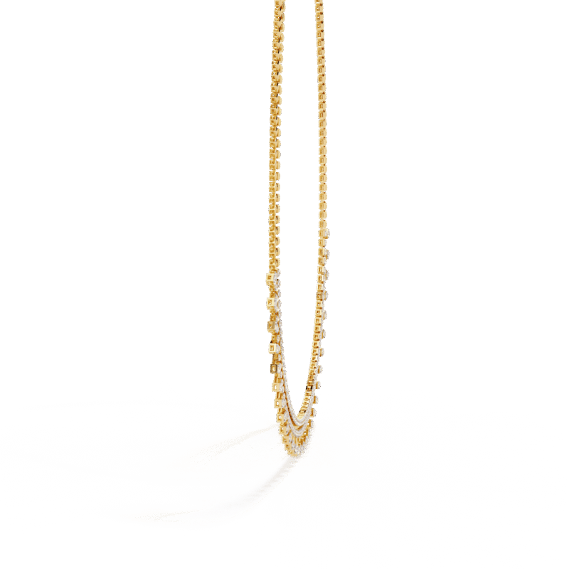 lab grown diamond necklace