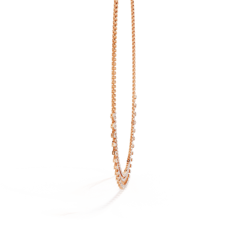 lab grown diamond necklace