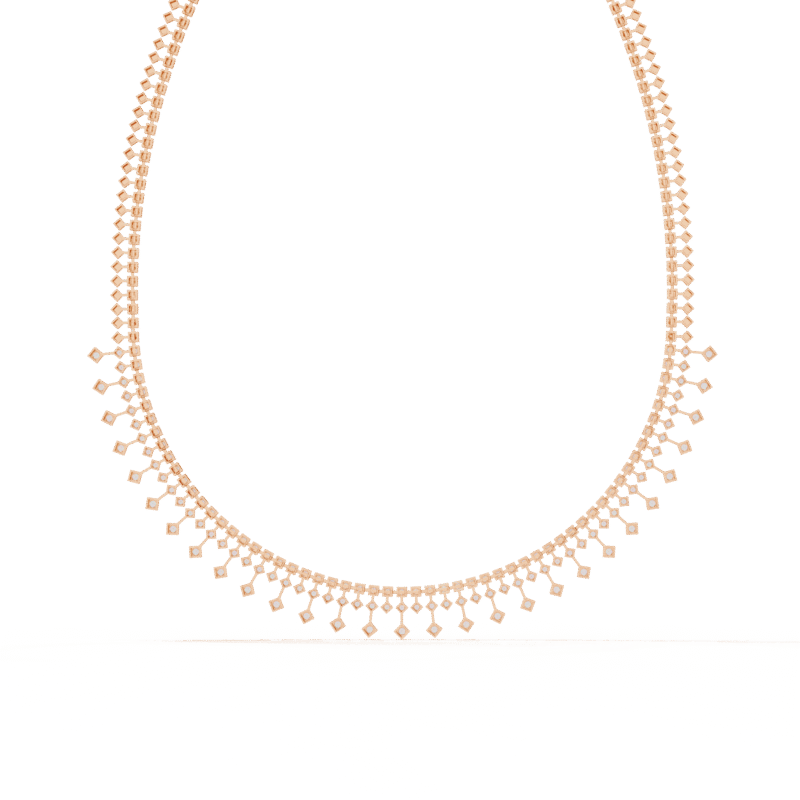 lab grown diamond necklace