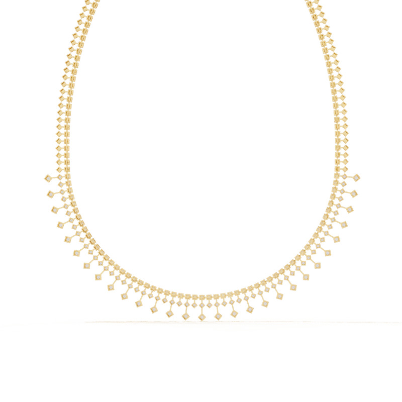 lab grown diamond necklace