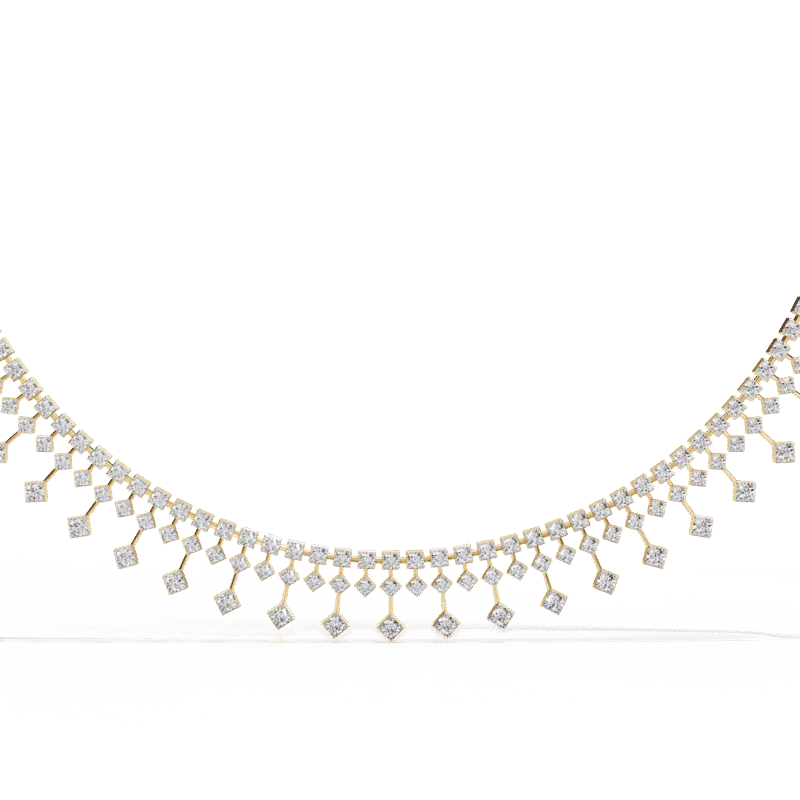 lab grown diamond necklace