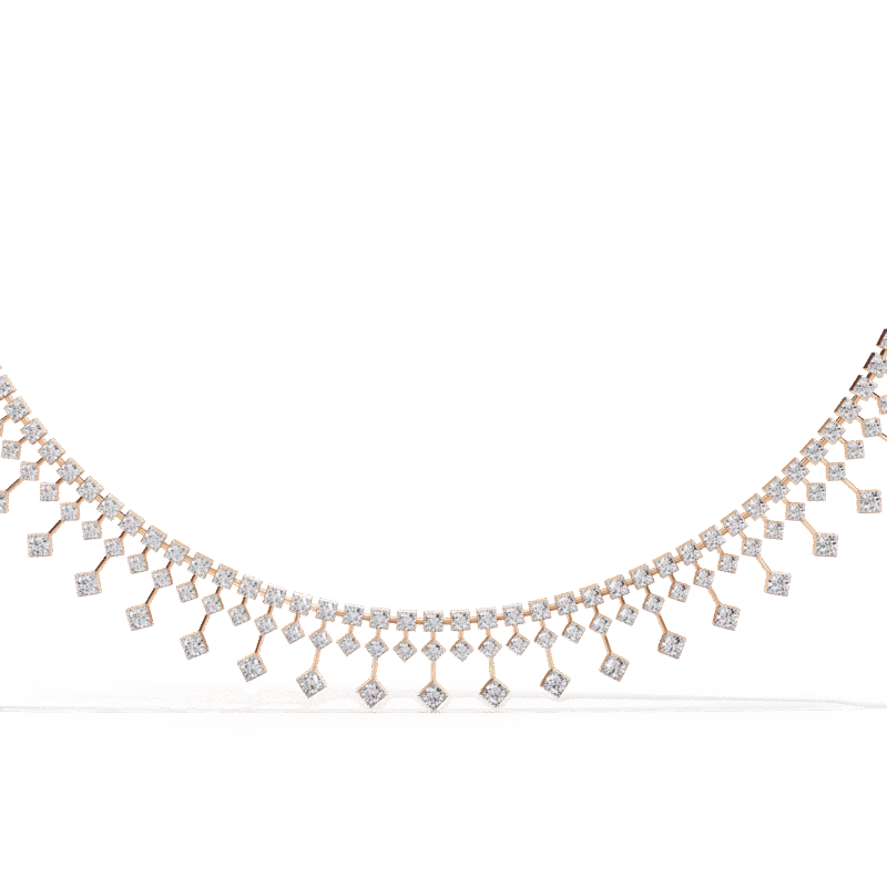 lab grown diamond necklace