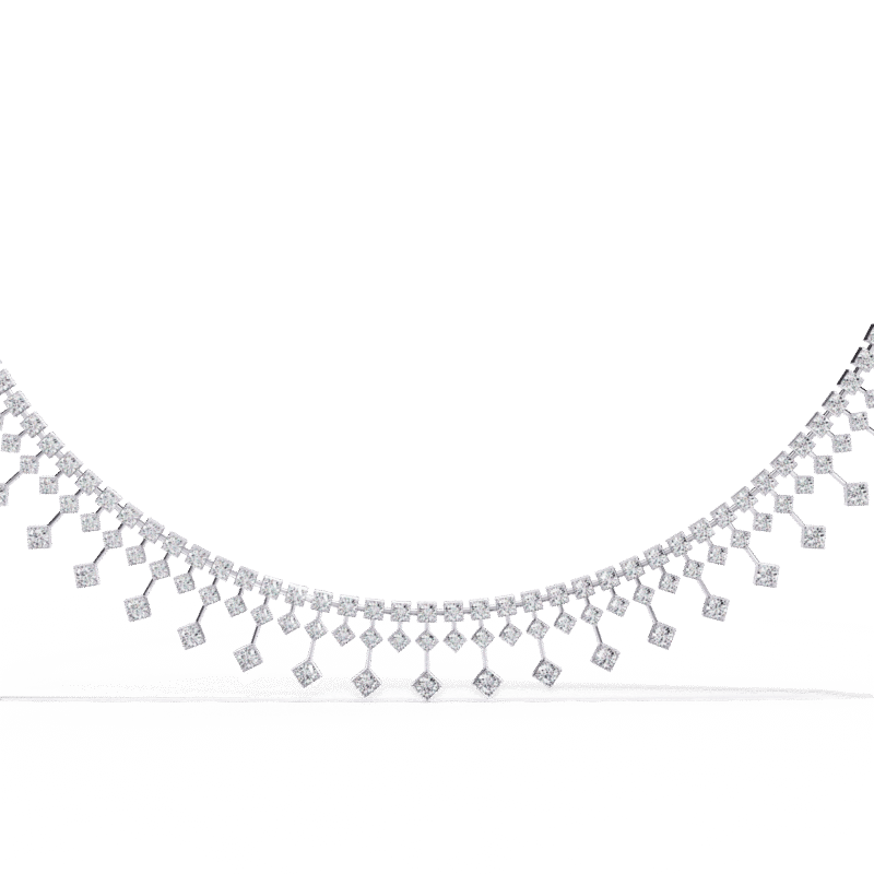 lab grown diamond necklace