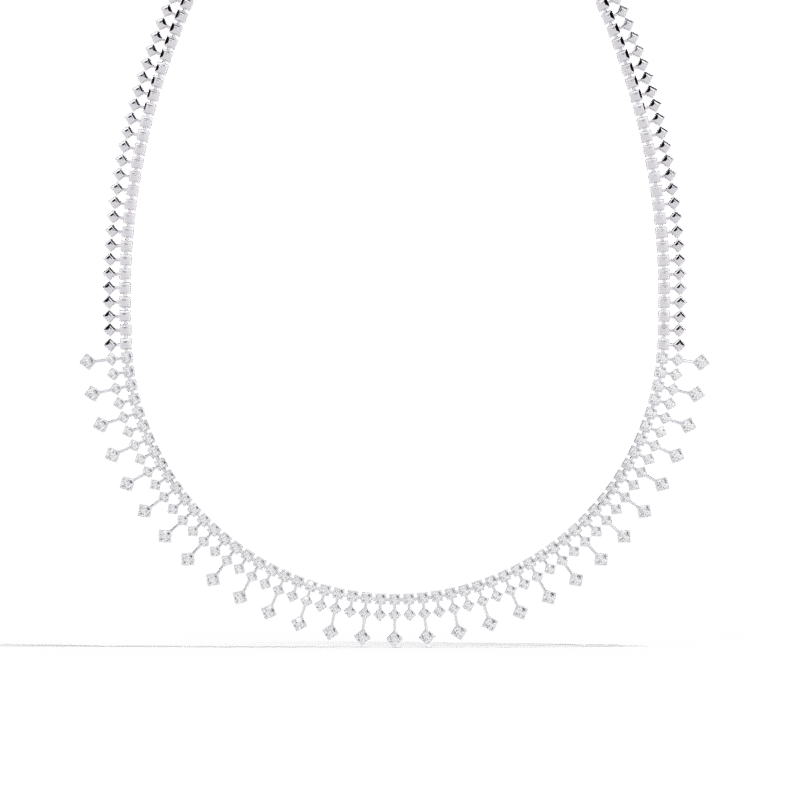 lab grown diamond necklace