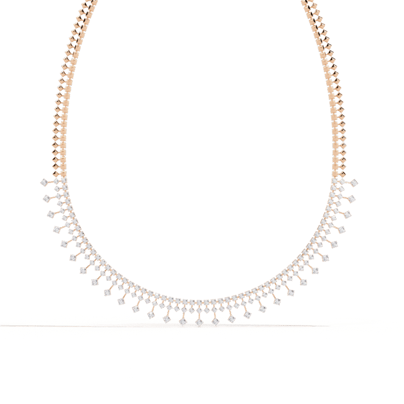 lab grown diamond necklace