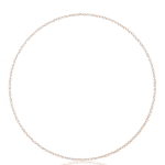 Oval Diamond Tennis Necklace