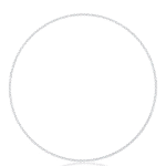 Oval Diamond Tennis Necklace