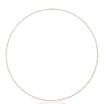 Oval Diamond Tennis Necklace