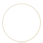 Oval Diamond Tennis Necklace