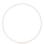 Oval Diamond Tennis Necklace