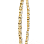 Oval Diamond Tennis Necklace