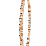 Oval Diamond Tennis Necklace