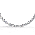 Oval Diamond Tennis Necklace