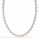 lab grown diamond tennis necklace