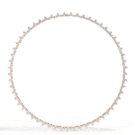 lab grown diamond tennis necklace