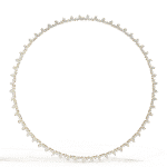 lab grown diamond tennis necklace