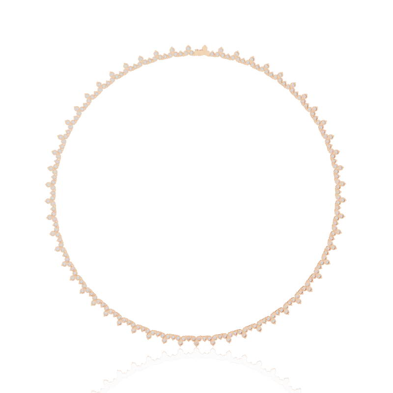 lab grown diamond tennis necklace