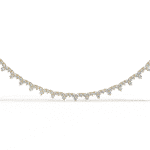 lab grown diamond tennis necklace