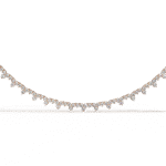 lab grown diamond tennis necklace