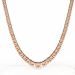 Lab Grown Diamond Tennis Necklace.