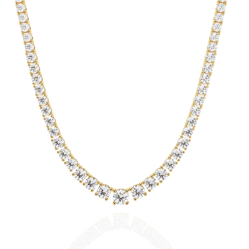 NK14037-8-png Lab Grown Diamond Tennis Necklace.