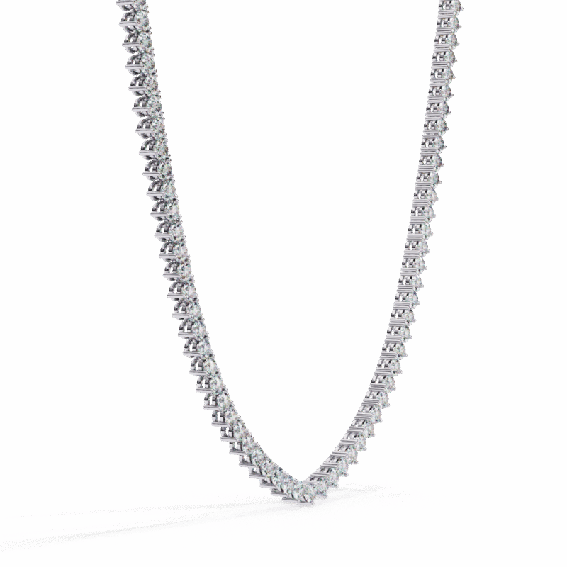 NK14038-14-png round diamond tennis necklace