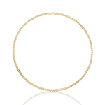 Emerald Cut Diamond Tennis Necklace