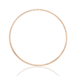 Emerald Cut Diamond Tennis Necklace