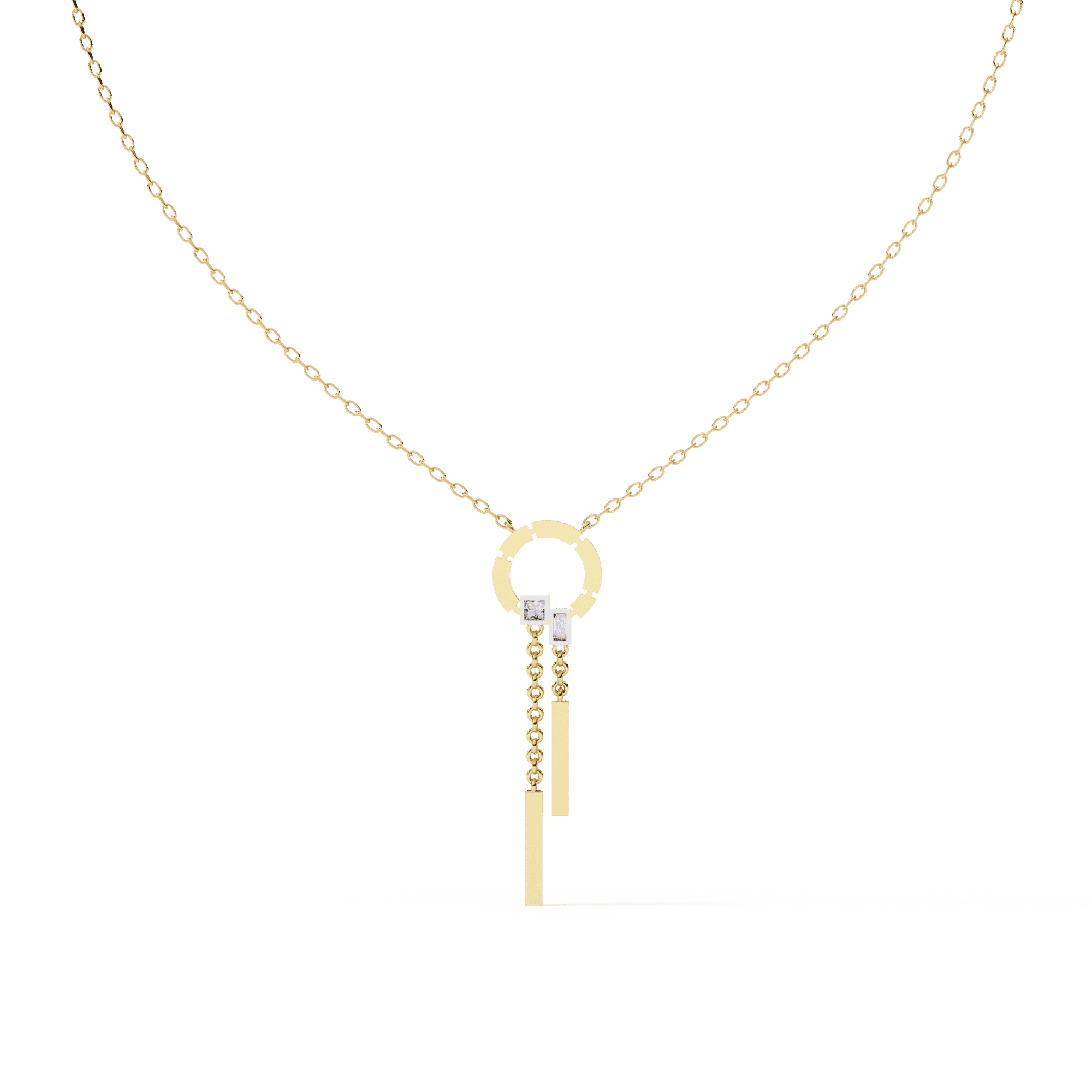Symbolic "Embrace of Eternity" Lab-Grown Diamond Pendant in 925 Silver – Nievaa Jewels - Image 3