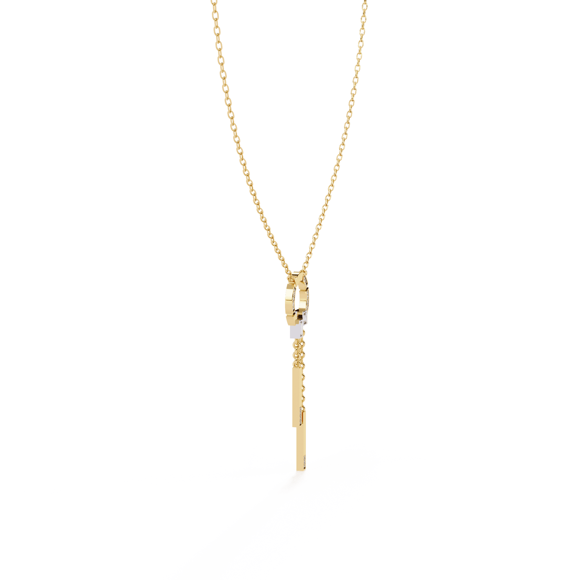 Symbolic "Embrace of Eternity" Lab-Grown Diamond Pendant in 925 Silver – Nievaa Jewels - Image 6
