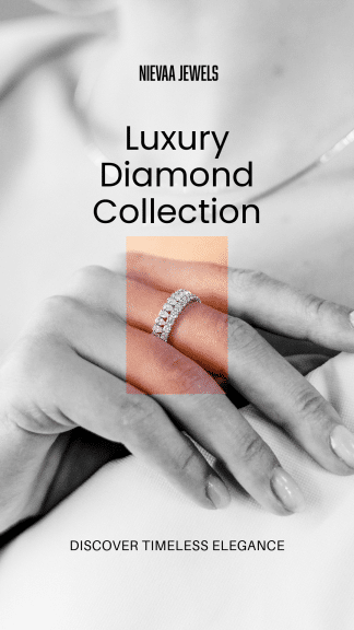 Nievaa Jewels lab grown diamond engagement ring